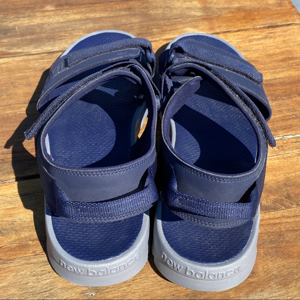 New Balance 250 Sandals Navy Blue Men's Size 14 - Picture 5 of 7